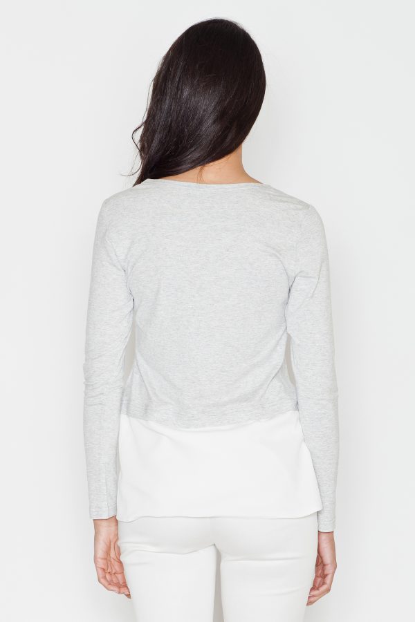 grey Blouse model 43832 Figl