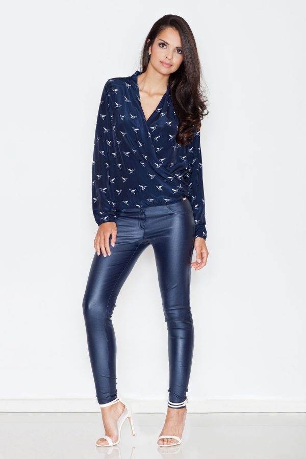 blue Blouse model 43836 Figl
