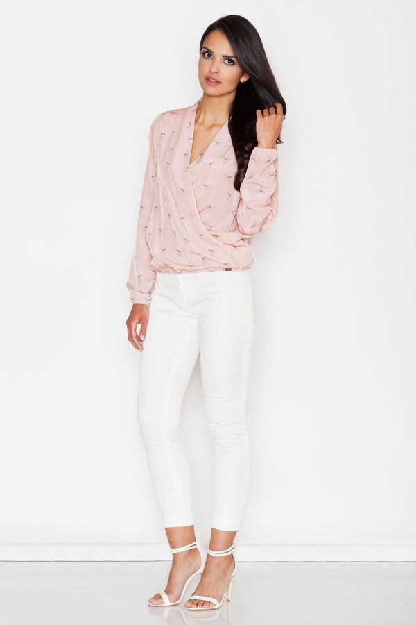 pink Blouse model 43837 Figl