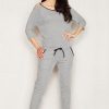 Grey Suit in Playsuits For Women with Cotton, Spandex and Polyester