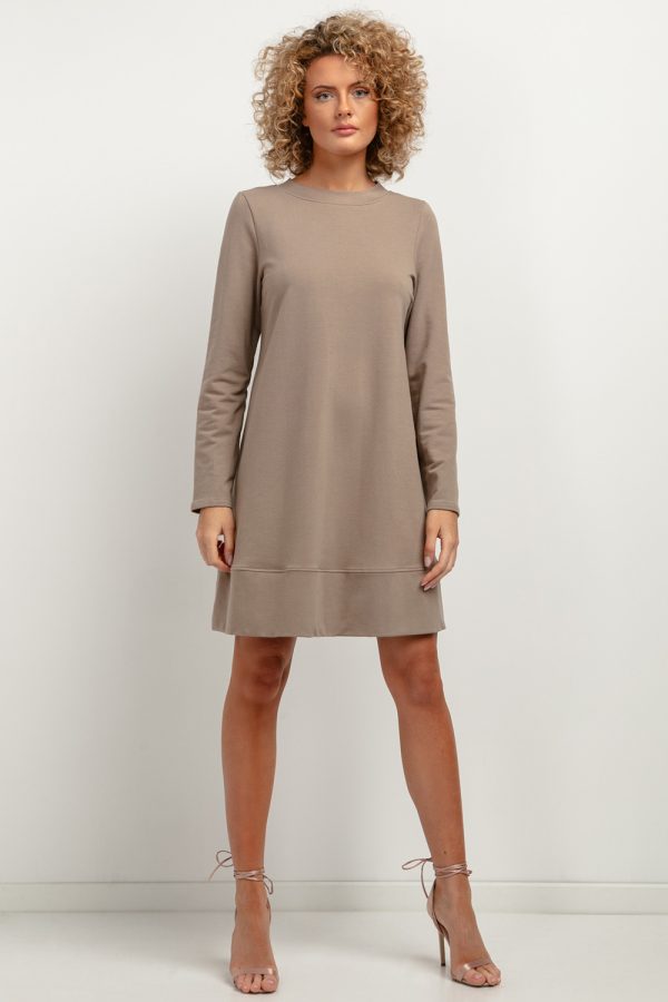 Beige Daydress 1 in Cotton and Polyester