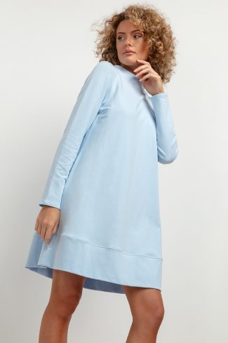 Blue Daydress in Day Dresses with Cotton and Polyester