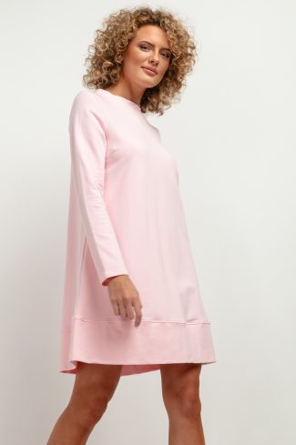 Pink Daydress in Day Dresses with Cotton and Polyester