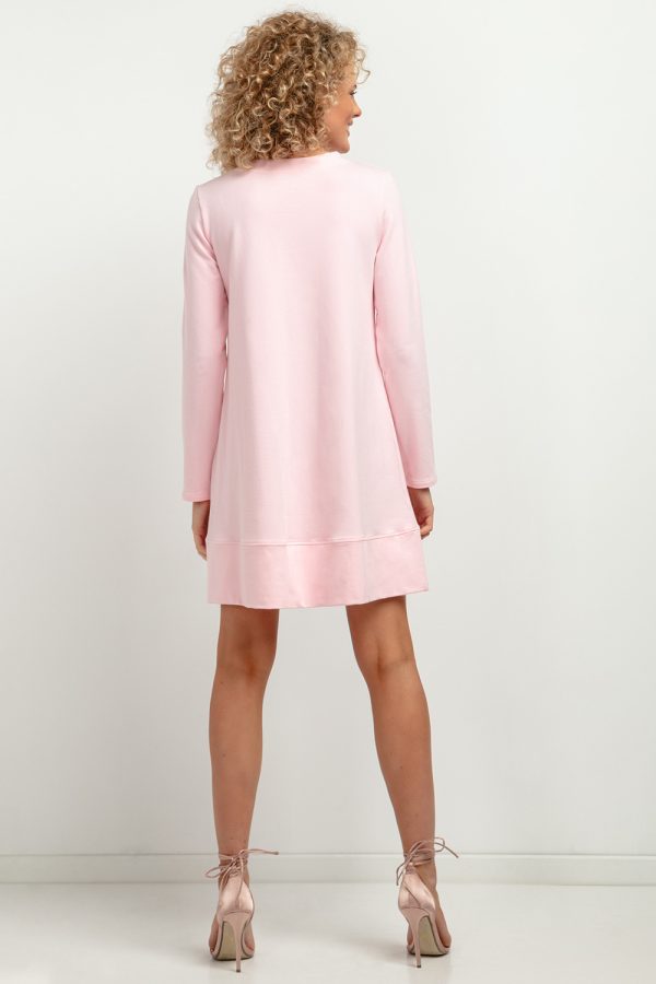 Pink Daydress in Day Dresses with Cotton and Polyester