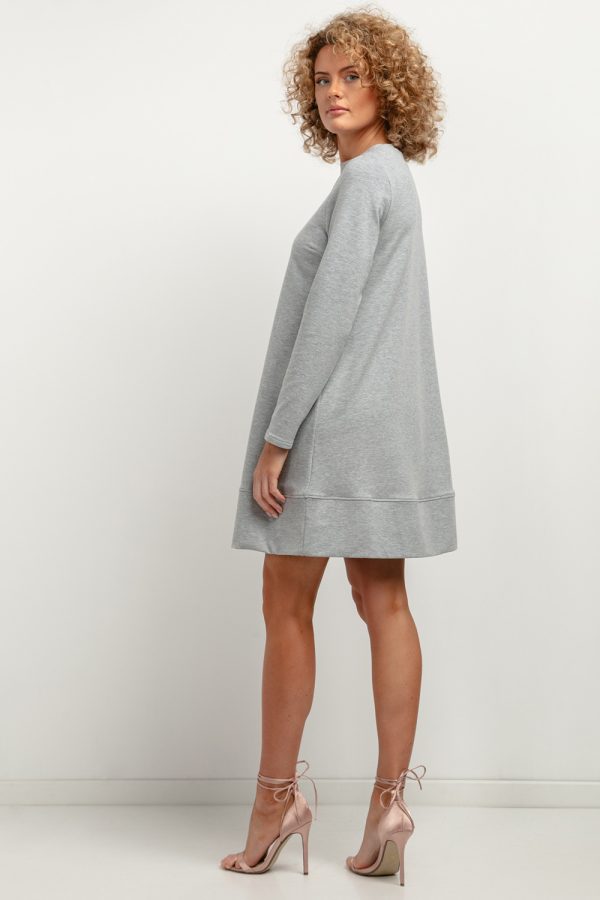 Grey Daydress in Day Dresses with Cotton and Polyester