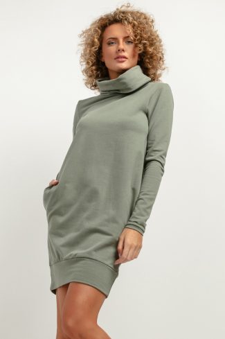 Green Daydress 8 in Cotton and Polyester