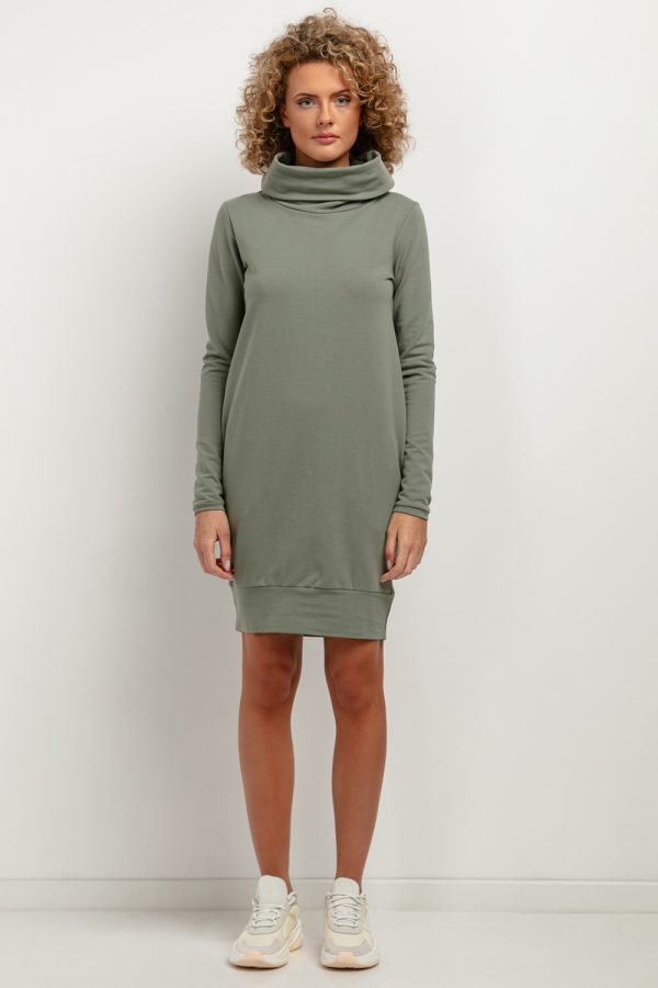 Green Daydress 8 in Cotton and Polyester