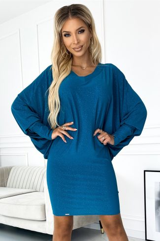 Blue Evening Dress in Evening Dresses with Spandex and Polyester