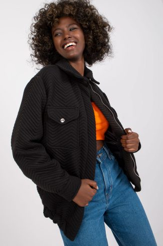 Black Jacket in Women`s Coats, Jackets with Polyester