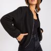 Black Jacket in Women`s Coats, Jackets with Polyester