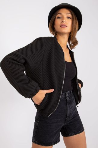 Black Jacket in Women`s Coats, Jackets with Polyester