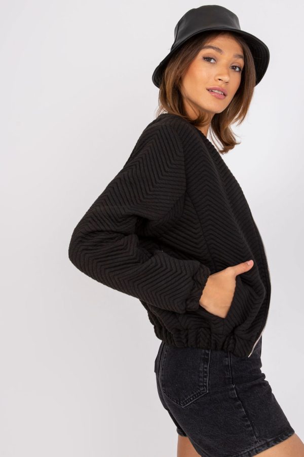 Black Jacket in Women`s Coats, Jackets with Polyester