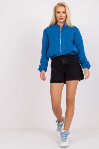 Blue Jacket in Women`s Coats, Jackets with Polyester