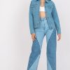 992349 Blue Jacket in Women`s Coats, Jackets with Cotton and Spandex