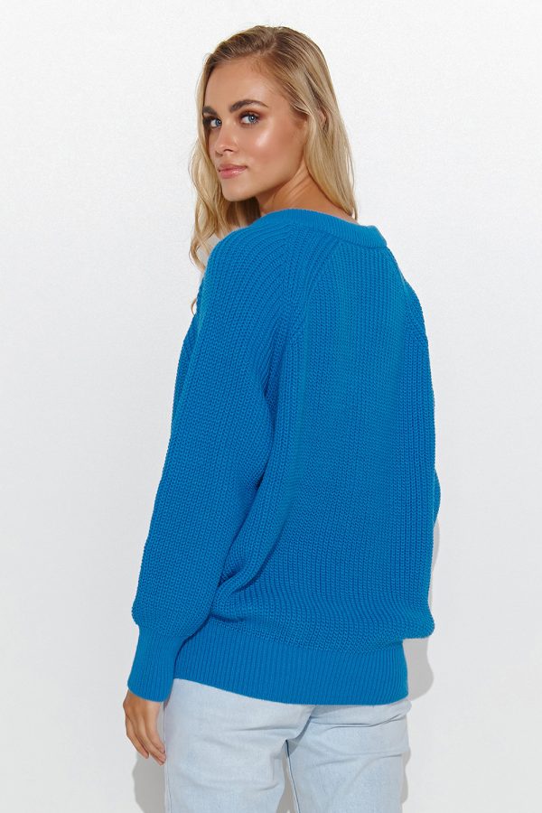 Blue Jumper in Sweaters, Pullovers, Jumpers, Turtlenecks, Boleros, Shrugs with Acrylic and Polyamide