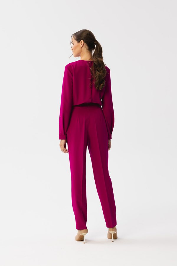 Violet Suit in Playsuits For Women with Spandex, Polyester and Viscose