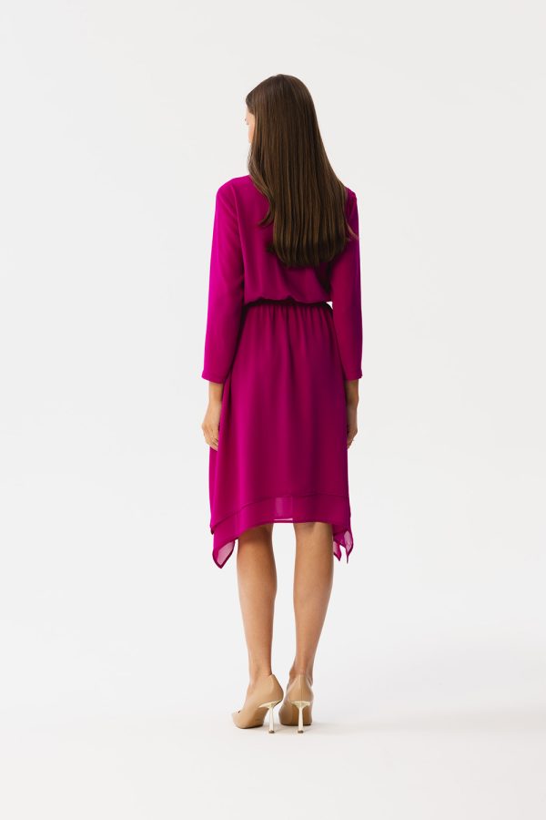 Violet Cocktail Dress in Formal Dresses, Cocktail Dresses with Polyester