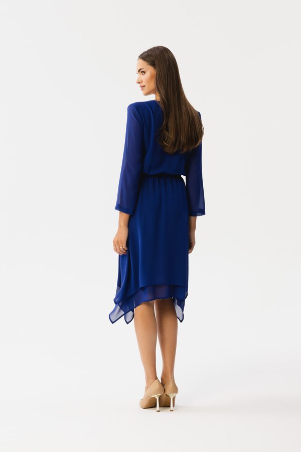 Blue Cocktail Dress in Formal Dresses, Cocktail Dresses with Polyester