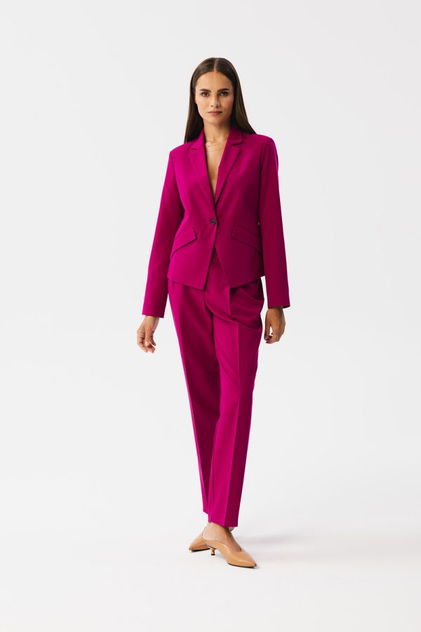 Violet Jacket in Jackets, Vests For Women with Spandex, Polyester and Viscose