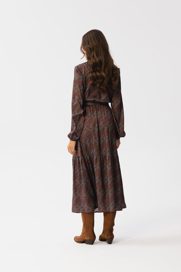 Multicolor Daydress in Day Dresses with Polyester