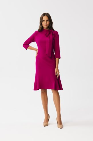 Violet Daydress in Day Dresses with Spandex, Polyester and Viscose
