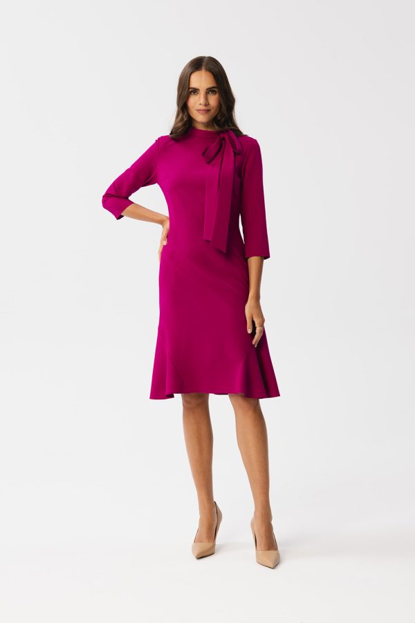 Violet Daydress in Day Dresses with Spandex, Polyester and Viscose