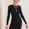 Black Daydress in Day Dresses with Cotton and Spandex