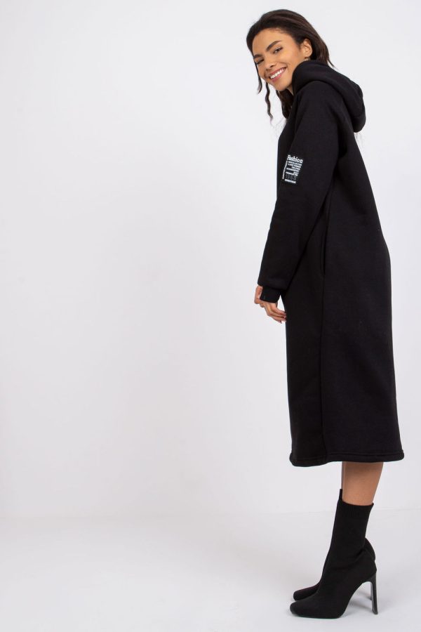 Black Daydress in Day Dresses with Cotton and Spandex