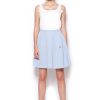 Blue Skirt in Skirts with Polyester and Viscose
