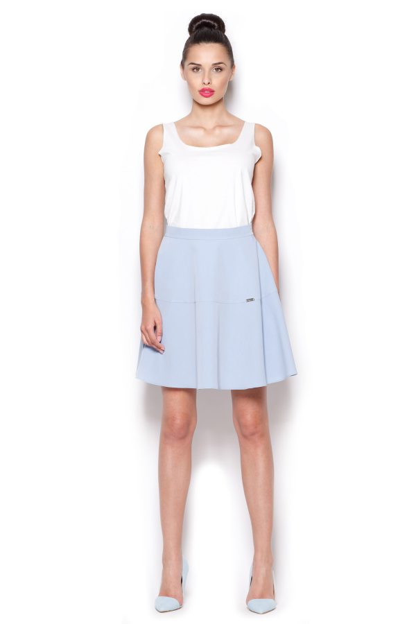 Blue Skirt in Skirts with Polyester and Viscose
