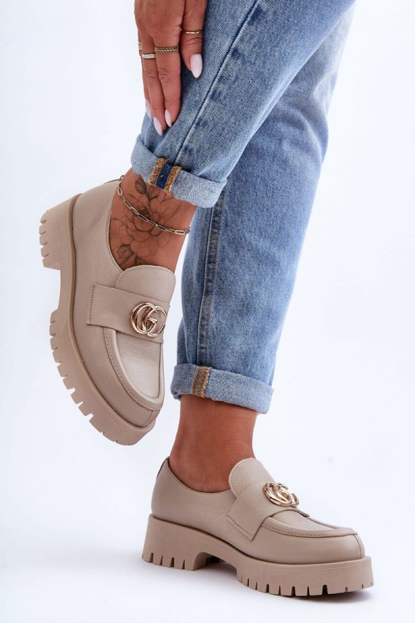 Beige Heeled Low Shoes in Women`s Ankle Boots & Booties with Fabric, Footbed, Upper Height and Heel Height