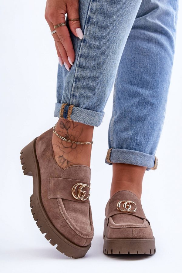 Beige Heeled Low Shoes in Women`s Ankle Boots & Booties with Fabric, Footbed, Upper Height and Heel Height