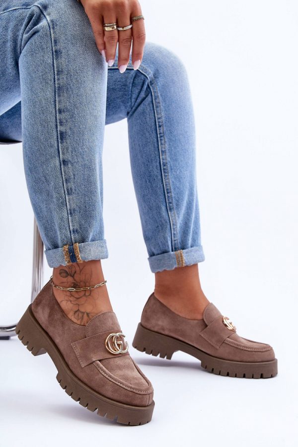 Beige Heeled Low Shoes in Women`s Ankle Boots & Booties with Fabric, Footbed, Upper Height and Heel Height