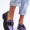 Black Loafers in Moccasins, Loafers with Fabric, Footbed, Upper Height and Heel Height