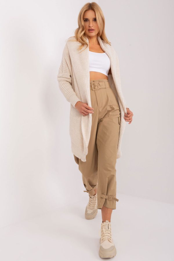 Beige Cardigan in Cardigans For Women, Ponchos with Acrylic and Polyester