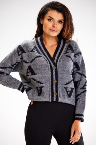Grey Cardigan in Cardigans For Women, Ponchos with Nylon, PBT and Viscose