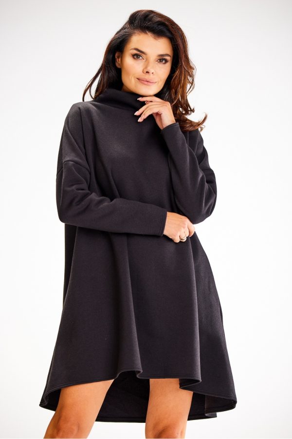 Black Daydress in Day Dresses with Cotton and Spandex