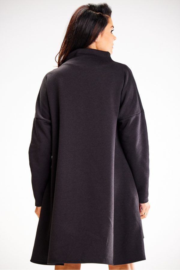 Black Daydress in Day Dresses with Cotton and Spandex