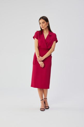 1019012.jpg Violet Daydress in Day Dresses with Spandex and Polyester