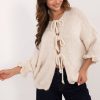 Beige Cardigan in Cardigans For Women, Ponchos with Acrylic, Lana, Polyamide and Viscose