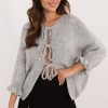 Grey Cardigan in Cardigans For Women, Ponchos with Acrylic, Lana, Polyamide and Viscose