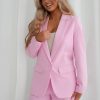 Pink Jacket in Jackets, Vests For Women with Cotton, Spandex and Polyester