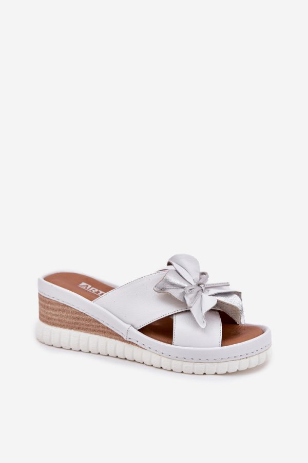 Grey Buskin in Sandals & Flip-Flops For Women with Fabric, Footbed and Heel Height
