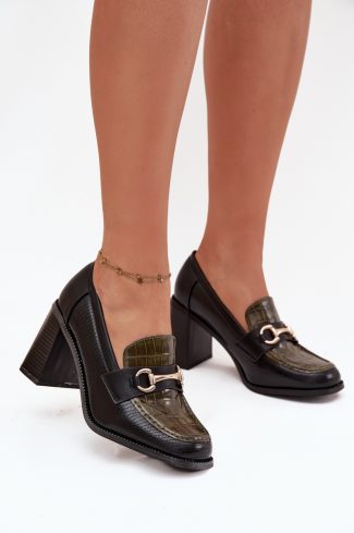 1092787.jpg Green Heeled Low Shoes in Women`s Ankle Boots & Booties with Fabric, Footbed, Upper Height and Heel Height