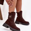 Brown Bootie in Women`s Ankle Boots & Booties with Fabric, Warmers, Footbed, Upper Height, Heel Height and Platform Height
