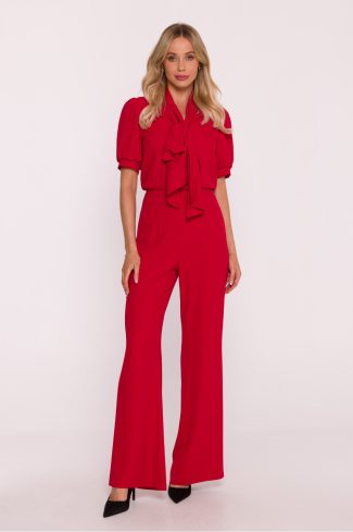 1099254.jpg Red Suit in Playsuits For Women with Spandex and Polyester