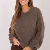 Beige Jumper in Sweaters, Pullovers, Jumpers, Turtlenecks, Boleros, Shrugs with Acrylic, Polyamide, Viscose and Wool