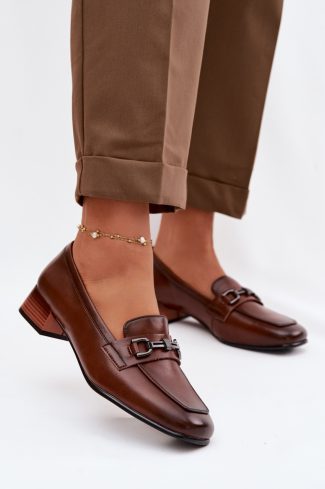 Brown Heeled Low Shoes in Women`s Ankle Boots & Booties with Fabric, Footbed and Heel Height