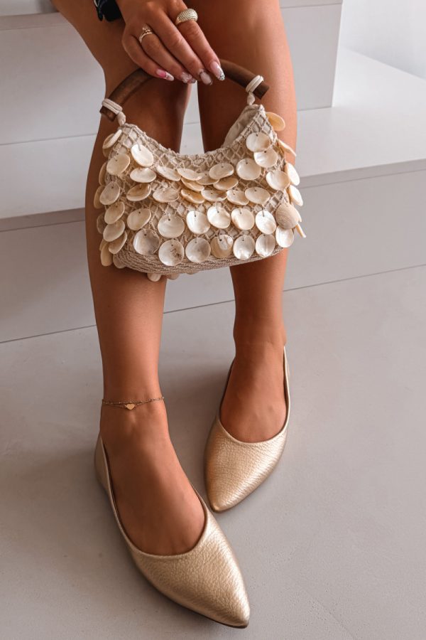 Yellow Ballet Flats in Ballet Flats, Ballet Pumps For Women with Fabric, Footbed and Upper Height