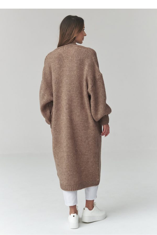 Beige Cardigan in Cardigans For Women, Ponchos with Acrylic, Polyamide, Polyester and Wool